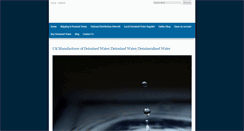 Desktop Screenshot of deionisedwater.org